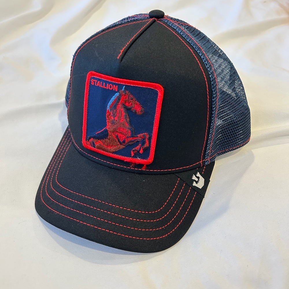 Goorin Bros Black and Red Stallion Hat